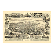 Load image into Gallery viewer, Digitally Restored and Enhanced 1890 Sacramento California Map Poster - Vintage Sacramento CA Map - Old Sacramento Wall Art - Historic Sacramento Poster - Bird's Eye View Map of Sacramento CA
