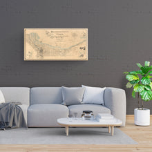 Load image into Gallery viewer, Digitally Restored and Enhanced 1889 Multnomah County Map Canvas Art - Canvas Wrap Vintage Multnomah - History Map of Multnomah County Oregon - Old Multnomah County Oregon Map Wall Art Poster