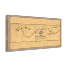 Cargar imagen en el visor de la galería, Digitally Restored and Enhanced 1811 Mississippi River Map - Framed Vintage Map of The Mississippi River - Old Wall Map of Mississippi Poster - Restored Mississippi Map Print