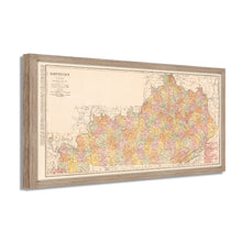 Load image into Gallery viewer, Digitally Restored and Enhanced 1905 Kentucky Map Poster - Framed Vintage State Map of Kentucky - Old Map of Kentucky Wall Art - Restored KY Map - Historic Kentucky State Map Print