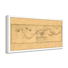 Cargar imagen en el visor de la galería, Digitally Restored and Enhanced 1811 Mississippi River Map - Framed Vintage Map of The Mississippi River - Old Wall Map of Mississippi Poster - Restored Mississippi Map Print