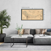 Cargar imagen en el visor de la galería, Digitally Restored and Enhanced 1889 Map of Multnomah County Oregon - Vintage Map Wall Art - Multnomah County Portland Oregon Map showing Lot Lines, Landowners, Schools, Churches, Post Offices