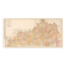 Load image into Gallery viewer, Digitally Restored and Enhanced 1905 Kentucky State Map - Vintage Kentucky Map Wall Art - Kentucky Artwork for Walls - Map of KY - Kentucky Map Poster - Kentucky Wall Decor - Kentucky Home Decor