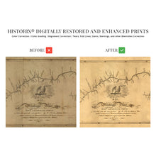 Load image into Gallery viewer, Digitally Restored and Enhanced 1811 Mississippi River Map - Vintage Map of Mississippi Wall Art Poster - Map of the Mississippi River From Its Source to the Mouth of the Missouri Wall Decor