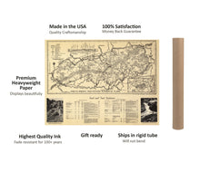 Load image into Gallery viewer, Digitally Restored and Enhanced 1940 Great Smoky Mountains Map - Vintage Map Wall Art - Appalachian Trail Poster - Tennessee Poster - Smoky Mountains Poster - Smoky Mountains Wall Map