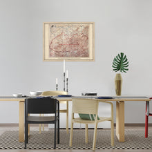 Cargar imagen en el visor de la galería, Digitally Restored and Enhanced 1926 Proposed Great Smoky Mountains Map - Framed Vintage Smoky Mountains Wall Art - Great Smoky Mountains National Park Poster North Carolina-Tennessee