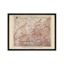 Cargar imagen en el visor de la galería, Digitally Restored and Enhanced 1926 Proposed Great Smoky Mountains Map - Framed Vintage Smoky Mountains Wall Art - Great Smoky Mountains National Park Poster North Carolina-Tennessee