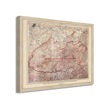 Cargar imagen en el visor de la galería, Digitally Restored and Enhanced 1926 Proposed Great Smoky Mountains Map - Framed Vintage Smoky Mountains Wall Art - Great Smoky Mountains National Park Poster North Carolina-Tennessee