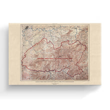 Cargar imagen en el visor de la galería, Digitally Restored and Enhanced 1926 Great Smoky Mountains National Park Canvas Art - Canvas Wrap Smoky Mountains Wall Art - Old Great Smoky Mountains Map - History Map of Smoky Mountains Poster