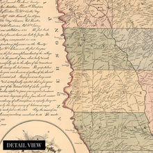 Load image into Gallery viewer, Digitally Restored and Enhanced 1882 Greenville SC Map Canvas Art - Canvas Wrap Vintage Greenville Wall Art - Old Map of Greenville South Carolina - Full Descriptive Map & Sketch of Greenville County