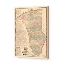 Load image into Gallery viewer, Digitally Restored and Enhanced 1882 Greenville SC Map Canvas Art - Canvas Wrap Vintage Greenville Wall Art - Old Map of Greenville South Carolina - Full Descriptive Map & Sketch of Greenville County