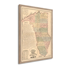 Cargar imagen en el visor de la galería, Digitally Restored and Enhanced 1882 Map of Greenville SC - Framed Vintage Greenville Wall Art - Old Map of Greenville South Carolina - Descriptive Map & Sketch of Greenville County