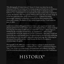 Load image into Gallery viewer, Digitally Restored and Enhanced 1864 General Ulysses S Grant Photo Print - 8x10 Inch Restored Ulysses S Grant at His Headquarters in Cold Harbor Wall Art Poster