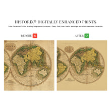 Cargar imagen en el visor de la galería, Digitally Restored and Enhanced 1795 Map of the World - Vintage Map Wall Art - Beautiful Wall Decor - Large Vintage World Map - Vintage World Map Poster - Vintage Old World Map (Tan)