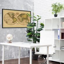 Cargar imagen en el visor de la galería, Digitally Restored and Enhanced 1795 Map of the World - Vintage Map Wall Art - Beautiful Wall Decor - Large Vintage World Map - Vintage World Map Poster - Vintage Old World Map (Tan)