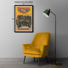 Load image into Gallery viewer, Digitally Restored and Enhanced 1899 Ringling Bros Circus Poster - Elephant Brass Band Tuba Players - Gilded Age Entertainment - Archival Print
