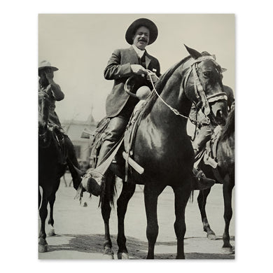 Digitally Restored and Enhanced 1914 Pancho Villa Photo Print - Vintage Photo of General Francisco Pancho Villa Poster - Portrait Photo of Francisco Villa