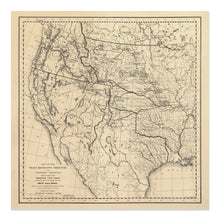 Load image into Gallery viewer, 1902 Trans-Mississippi Map Poster - Vintage Map of Trans-Mississippi of United States - Old Map of Mississippi Wall Art
