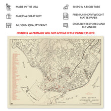 Load image into Gallery viewer, Digitally Restored and Enhanced 1941 Rio de Janeiro Map Print - Vintage Map of Rio de Janeiro Brazil Poster - Central Area Map of Rio de Janeiro Wall Art
