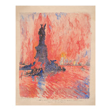 Load image into Gallery viewer, Digitally Restored and Enhanced 1917 WWI Liberty Bonds Poster Print - Lest Liberty Perish - World War I Statue of Liberty Propaganda - Archival Print
