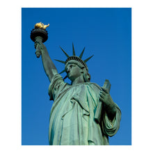 Load image into Gallery viewer, Digitally Restored and Enhanced 1980 Statue of Liberty Photo - New York Harbor Carol Highsmith - American Landmark Heritage - Archival Print
