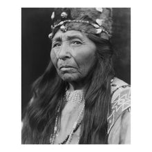 Cargar imagen en el visor de la galería, Digitally Restored and Enhanced 1923 Klamath Woman Portrait Print - Indigenous Oregon Pacific Northwest - Southern Oregon Heritage - Archival Print
