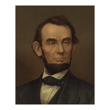 Cargar imagen en el visor de la galería, Digitally Restored and Enhanced 1877 Abraham Lincoln Portrait - Civil War President Bearded Bust - Sixteenth President History - Archival Print
