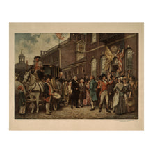 Load image into Gallery viewer, Digitally Restored and Enhanced 1947 Washington Inauguration Print - Philadelphia Congress Hall 1793 - Presidential Ceremony History - Archival Print
