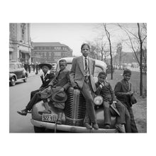 Load image into Gallery viewer, Digitally Restored and Enhanced 1941 Chicago Easter Morning Print - South Side Bronzeville FSA Documentary - Great Migration Heritage - Archival Print
