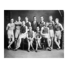 Load image into Gallery viewer, Digitally Restored and Enhanced 1905 Washington DC Collegiate Track Team Print - Edwardian Athletics - Student Sports Progressive Era - Archival Print
