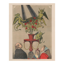 Cargar imagen en el visor de la galería, Digitally Restored and Enhanced 1870 Circus Poster - Green Demons Spectacle - Victorian Entertainment Buffalo Theatrical - Archival Print
