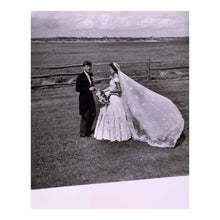 Cargar imagen en el visor de la galería, 1953 JFK Wedding Portrait - John and Jacqueline Kennedy - Newport Rhode Island Formal Photo - Archival Print
