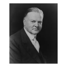 Cargar imagen en el visor de la galería, Digitally Restored and Enhanced 1928 Herbert Hoover Print - 31st President Campaign Portrait - Roaring Twenties Election - Archival Print
