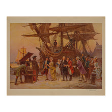 Load image into Gallery viewer, Digitally Restored and Enhanced 1932 Franklin Return to Philadelphia Print - Benjamin Franklin 1785 - Revolutionary Diplomat Homecoming - Archival Print
