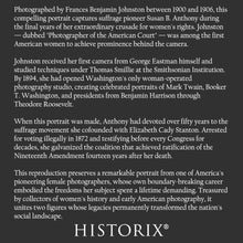 Cargar imagen en el visor de la galería, Digitally Restored and Enhanced 1900 Susan B. Anthony Print - Suffragist Portrait Women's Rights Pioneer - Nineteenth Amendment - Archival Print
