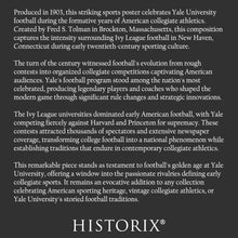 Cargar imagen en el visor de la galería, Digitally Restored and Enhanced 1903 Yale Football Poster - Collegiate Athletics Ivy League - New Haven Progressive Era - Archival Print
