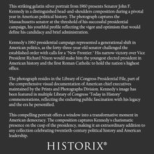 Cargar imagen en el visor de la galería, Digitally Restored and Enhanced 1960 John F. Kennedy Print - Senator Presidential Campaign Portrait - New Frontier Political - Archival Print
