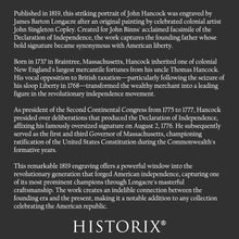 Cargar imagen en el visor de la galería, Digitally Restored and Enhanced 1819 John Hancock Print - Founding Father Portrait - Declaration of Independence Signer Massachusetts - Archival Print
