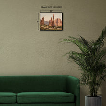 Load image into Gallery viewer, Digitally Restored and Enhanced 1905 Cathedral Spires Garden of the Gods Print - Colorado Springs Red Rock Landscape - Sandstone Wonder - Archival Print
