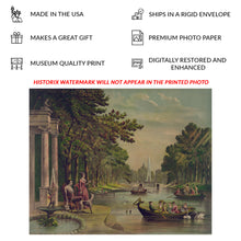 Cargar imagen en el visor de la galería, Digitally Restored and Enhanced 1882 Lafayette Summer Residence Print - Revolutionary War Hero - Gilded Age Franco-American - Archival Print
