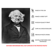 Cargar imagen en el visor de la galería, 1840 Martin Van Buren Print - 8th President Portrait Early Photography Pioneer - Antebellum Era - Archival Print
