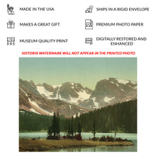 Load image into Gallery viewer, Digitally Restored and Enhanced 1901 Heart of the Rockies Print - Colorado Railroad Travel - Western Mountain Tourism Promotion - Archival Print
