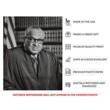 Load image into Gallery viewer, Digitally Restored and Enhanced 1976 Thurgood Marshall Print - Supreme Court Justice Portrait - Civil Rights Pioneer Legal History - Archival Print
