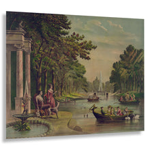 Cargar imagen en el visor de la galería, Digitally Restored and Enhanced 1882 Lafayette Summer Residence Print - Revolutionary War Hero - Gilded Age Franco-American - Archival Print

