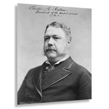 Cargar imagen en el visor de la galería, Digitally Restored and Enhanced 1882 Chester A. Arthur Print - Presidential Portrait - Gilded Age Civil Service Reform Era - Archival Print

