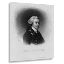 Cargar imagen en el visor de la galería, Digitally Restored and Enhanced 1819 John Hancock Print - Founding Father Portrait - Declaration of Independence Signer Massachusetts - Archival Print
