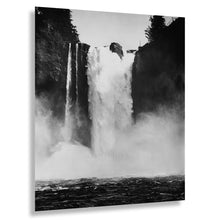 Load image into Gallery viewer, Digitally Restored and Enhanced 1890 Snoqualmie Falls Washington Print - Pacific Northwest Waterfall Cascade Mountains - Scenic Wonder - Archival Print
