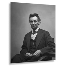 Load image into Gallery viewer, Digitally Restored and Enhanced 1865 Abraham Lincoln Print - Alexander Gardner Portrait Spectacles - Civil War President Final Months - Archival Print
