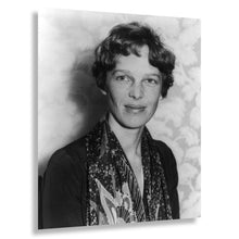 Cargar imagen en el visor de la galería, Digitally Restored and Enhanced 1928 Amelia Earhart Print - Aviatrix Portrait Transatlantic Flight Pioneer - Golden Age Aviation - Archival Print
