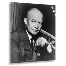 Load image into Gallery viewer, Digitally Restored and Enhanced 1954 Dwight D. Eisenhower Print - Presidential Portrait - Cold War Leader WWII General - Archival Print
